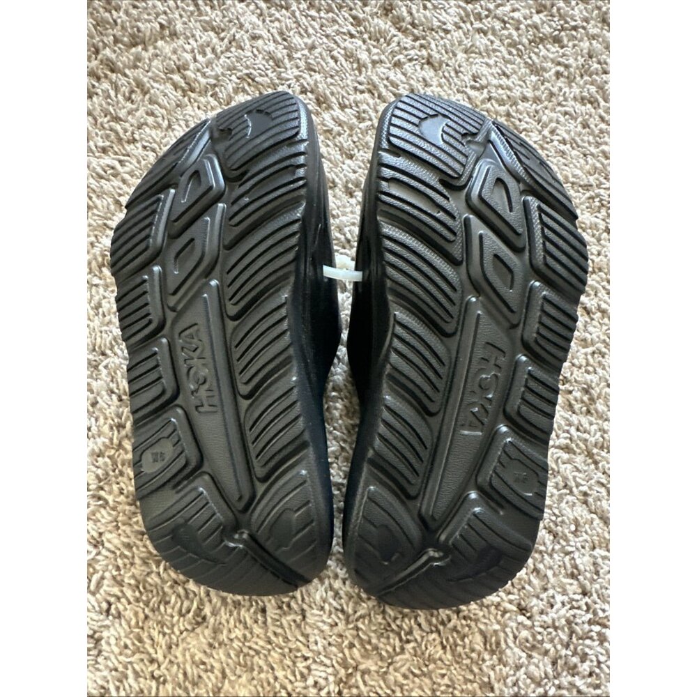 NWOT Hoka One One Sandals Womens 6 Ora Recovery Slide Black Casual Beach - Picture 7 of 8